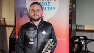 Petr Urban, 2. místo, MČR 14.1, 2024